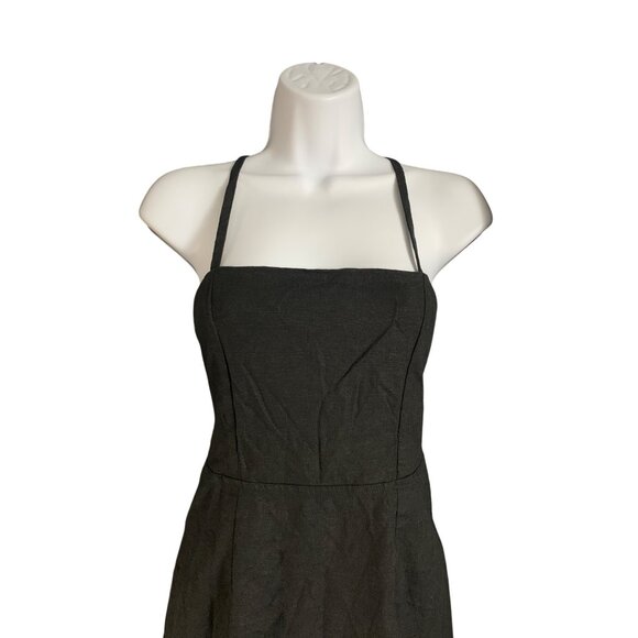 Wild Fable Womens Black Adjustable Spaghetti Straps Midi Dress Size 4 - Picture 6 of 12